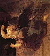 Raphael Detail of Madonna del Baldacchino painting
