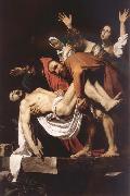 Caravaggio The entombment oil painting artist