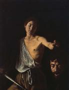 Caravaggio Portable head David Goliath Spain oil painting artist