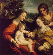 Correggio The Mystic Marriage of St. Catherine Spain oil painting artist