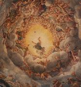 Correggio Correggio famous frescoes in Parma seems to melt the ceiling of the cathedral and draw the viewer into a gyre of spiritual ecstasy. Spain oil painting artist