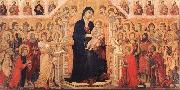 Duccio Maesta with Twenty Angels and Nineteen Saints. oil painting picture wholesale