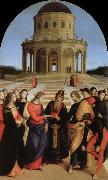 Raphael marriage of the virgin Spain oil painting artist