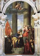 Titian Our Lady of the Pesaro family painting