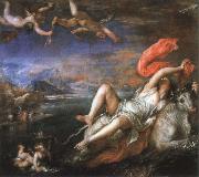 Titian the rape of europa oil painting