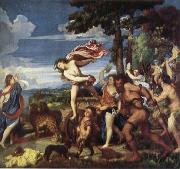 Titian Backus met with the Ariadne oil painting