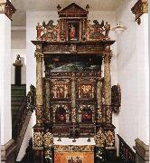 kulturen altaruppsats fran kyrkan i rang i rang skane Spain oil painting artist