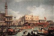 Canaletto The Bucintore Returning to the Molo on Ascension Day c Spain oil painting artist