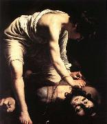 Caravaggio David Spain oil painting artist
