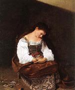 Caravaggio Magdalene Spain oil painting artist