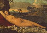 Giorgione Sleeping Venus Spain oil painting artist