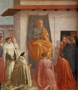 MASACCIO Fresco in the Brancacci Chapel in Santa Maria del Carmine, Florence Spain oil painting artist