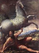 PARMIGIANINO The Conversion of St Paul - Oil on canvas Spain oil painting artist
