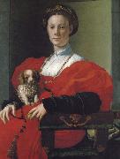 Pontormo Portrait lady oil painting artist