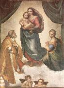 Raphael Sistine Madonna oil
