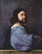 Titian This early portrait oil painting