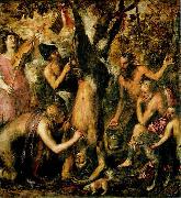 Titian The Flaying of Marsyas, little known until recent decades Spain oil painting artist