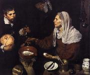 Velasquez Omelette woman Spain oil painting reproduction