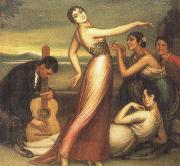 plato an allegory of happiness by julio romero de torres Spain oil painting artist