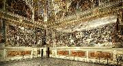 Raphael view of sala di costantino Spain oil painting artist