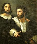 Raphael portrait of raphaeland a friend Spain oil painting artist