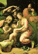 Raphael large holy family Spain oil painting artist