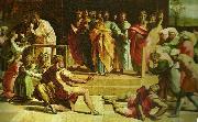 Raphael the death of ananias Spain oil painting artist