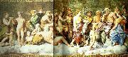 Raphael council of the gods Spain oil painting artist