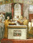 Raphael oath of pope leo 111fresco detail Spain oil painting artist