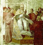 Raphael pope gregory ix handing Spain oil painting artist