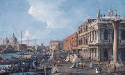 Canaletto The Molo Venice Spain oil painting reproduction