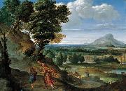 Domenichino Abraham Leading Isaac to Sacrifice oil painting