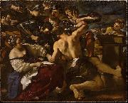 GUERCINO Samson Captured by the Philistines Spain oil painting artist