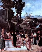 Giorgione Der Mosesknabe vor dem Pharao Spain oil painting artist