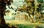 J.M.W.Turner radley hall from the south east painting