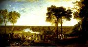 J.M.W.Turner england:richmond hill, on the prince regent's birthday Spain oil painting artist