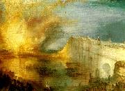 J.M.W.Turner the burning of the house of lords and commons Spain oil painting artist