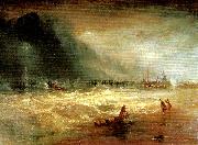 J.M.W.Turner life-boat and manby apparatus going off to a stranded vessel Spain oil painting artist