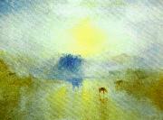 J.M.W.Turner norham castle, sunrise Spain oil painting artist