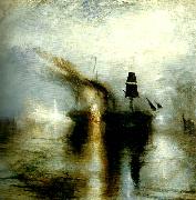 J.M.W.Turner peace burial at sea Spain oil painting artist