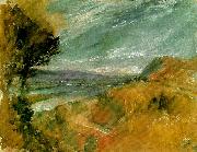J.M.W.Turner mosel from the hillside at pallien Spain oil painting artist