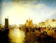 J.M.W.Turner harbour of dieppe Spain oil painting artist