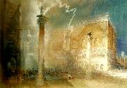 J.M.W.Turner venice storm in the piazzetta Spain oil painting artist