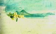 J.M.W.Turner view of naples in the distance Spain oil painting artist