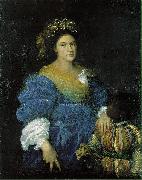 Titian Portrat der Laura de Dianti Spain oil painting artist
