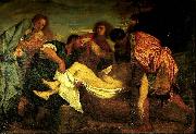 Titian la mise au tombeau oil