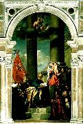 Titian pesaro altar oil