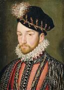Anonymous Portrait of Charles IX of France, Spain oil painting artist