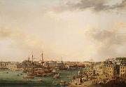 Blarenberghe The Outer Harbor of Brest Spain oil painting artist