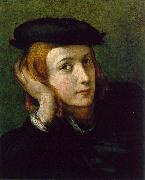 Correggio Portrait of a Young Man, oil